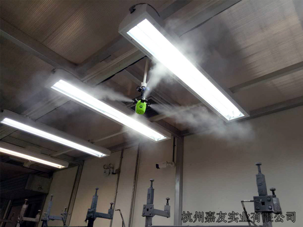 寶雞吉利汽車噴涂車間干霧加濕案例 寶雞吉利汽車噴涂車間干霧加濕案例