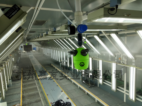 張家口吉利汽車中涂打磨車間加濕除靜電解決方案 張家口吉利汽車中涂打磨車間加濕除靜電解決方案