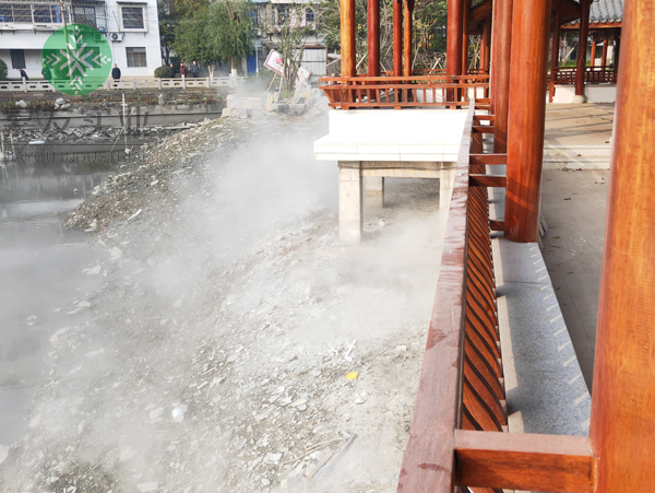 杭州嘉友為寧波鎮海人民公園安裝景觀人造霧系統案例 杭州嘉友為寧波鎮海人民公園安裝景觀人造霧系統案例