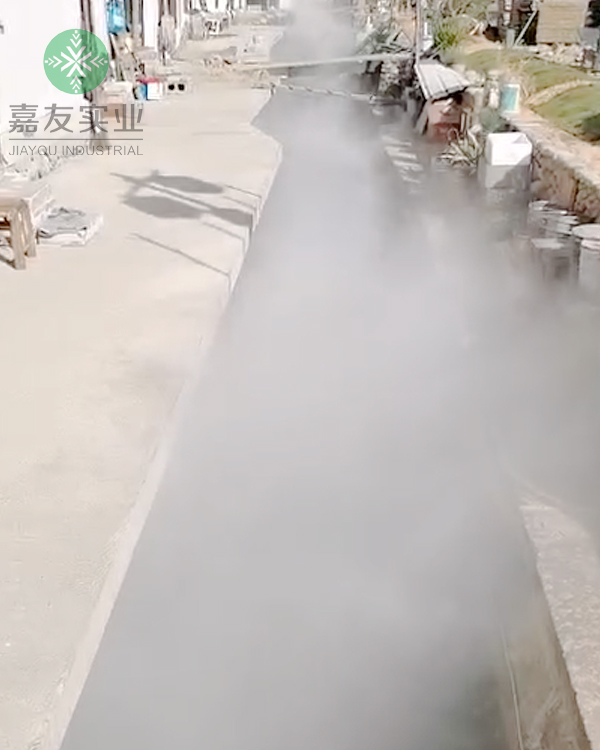 杭州嘉友攜手龍泉觀松為旅游景區水渠安裝霧森系統 杭州嘉友攜手龍泉觀松為旅游景區水渠安裝霧森系統