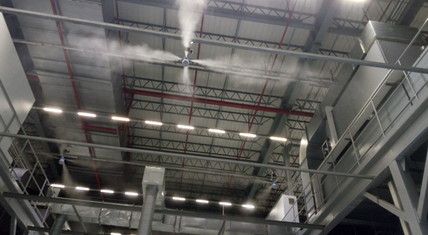霧王提供的車間加濕設(shè)計(jì)方案很合理，操作方便！