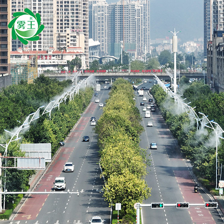 路燈桿噴霧除塵系統 路燈桿噴霧除塵系統