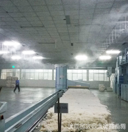 平棉廠房高壓微霧加濕系統