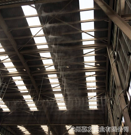 車間噴霧降塵設備安裝實例圖1 車間噴霧降塵設備安裝實例圖1