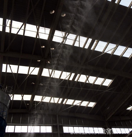 車間噴霧降塵設備安裝實例圖2 車間噴霧降塵設備安裝實例圖2