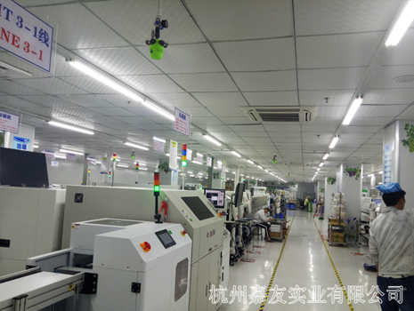 廈門某電子SMT車間加濕案例圖3 廈門某電子SMT車間加濕案例圖3