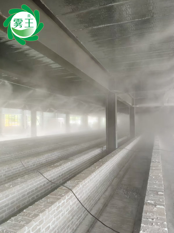 磚石成品倉庫高壓微霧加濕器 (7)